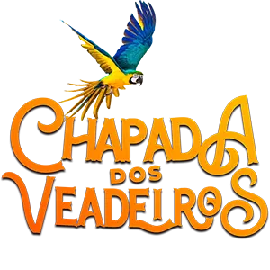 Logo da Nava Expeditions com uma arara representando a Chapada dos Veadeiros